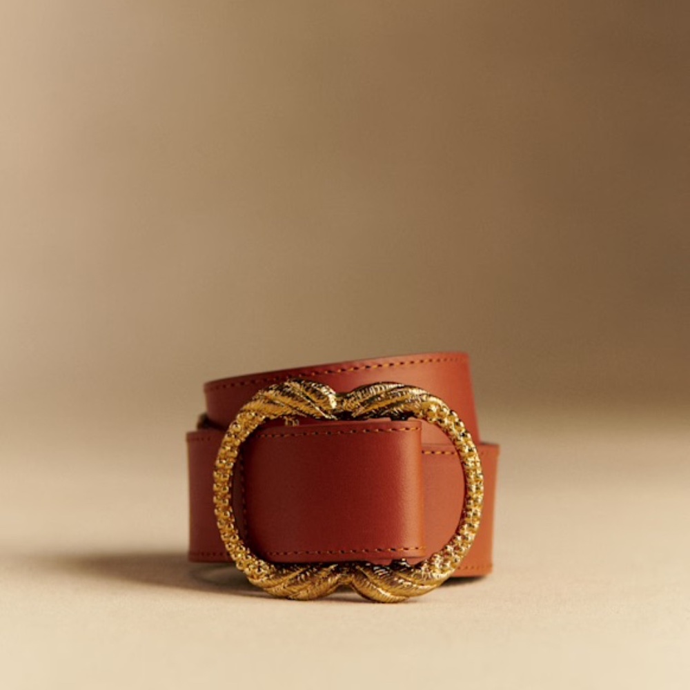 Sezane Artemis belt in natural heritage in size 90